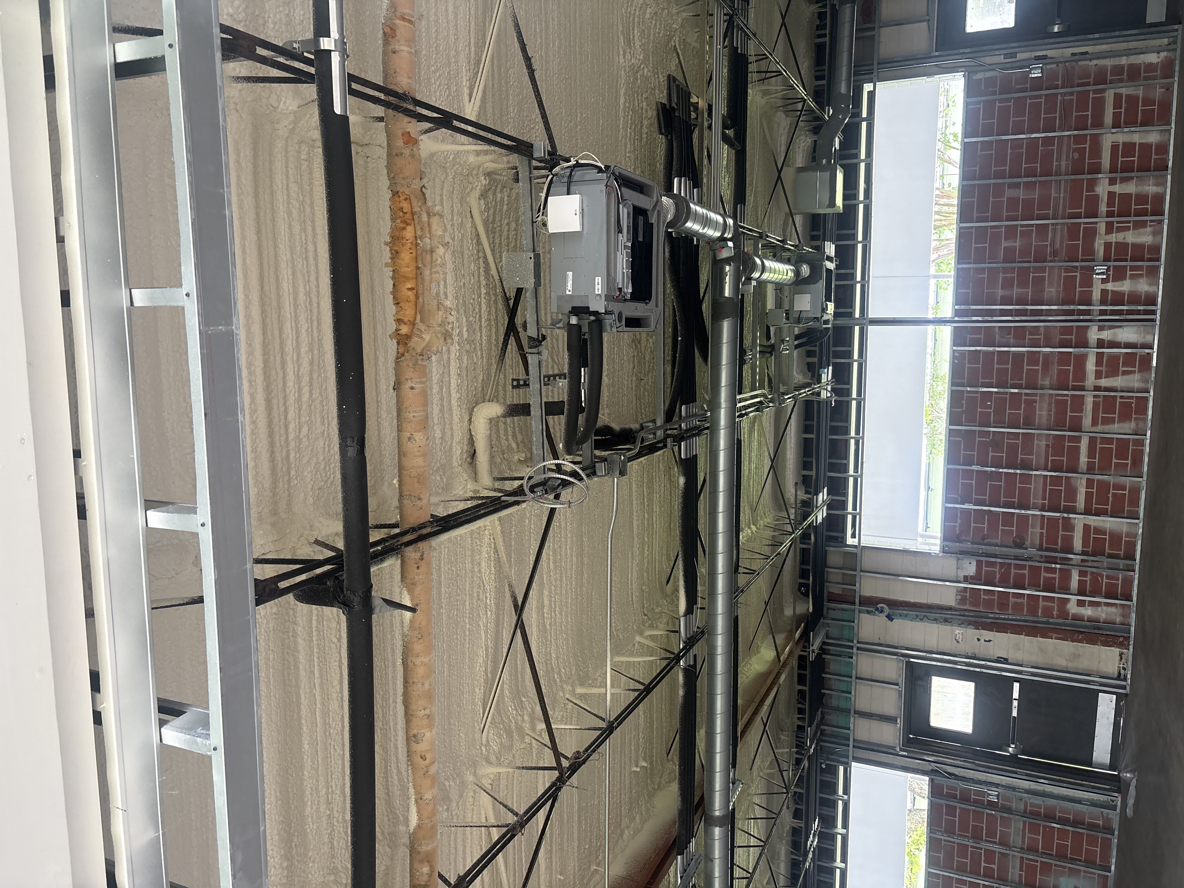 On-site work in progress
